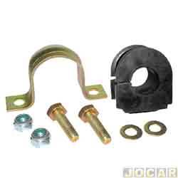 Kit da barra estabilizadora - Jahu - <b>Chevrolet S10 Cabine Simples Advantage 4X2 2.4 8V Flexpower de 2008 at 2011</b> - S10 2001 em diante - 29mm - dianteira - jogo - 02672-0