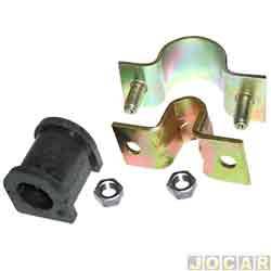 Kit da barra estabilizadora - Jahu - <b>Chevrolet Corsa Hatch Wind 1.0 MPFI 4P de 1999 at 2002</b> - Corsa 1996 at 2002 - 21mm - dianteira - jogo - 07142-3