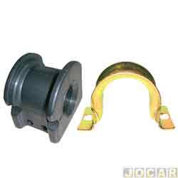 Kit da barra estabilizadora - Jahu - <b>Ford Ranger Cabine Simples XLS 4X2 2.3 Duratec 16V gasolina de 2009 at 2012</b> - Ranger 2005 at 2012 - 24,8mm - dianteira - jogo - 08656-4