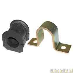 Kit da barra estabilizadora - Jahu - <b>Ford F-250 Cabine Simples XLT 4X2 3.9 MaxPower diesel de 2006 at 2012</b> - F-250 1998 at 2012 - 32mm - jogo - 09688-4