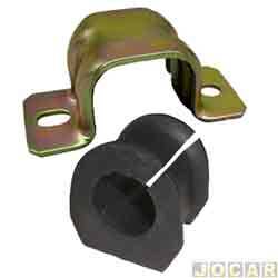 Kit da barra estabilizadora - Jahu - <b>Kia Bongo Cabine Simples STD 2.5 TD TB-IC 4x2 cmbio manual de 2017 at 2023</b> - HR 2005 em diante - Bongo 2004 em diante - qualidade original - jogo - 51660-3