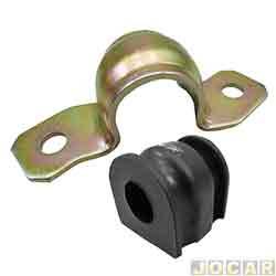 Kit da barra estabilizadora - Jahu - <b>Renault Duster Expression 4X2 1.6 16V Hi-Flex 4P de 2011 at 2016</b> - Duster 2011 em diante - Oroch 2015 em diante - dianteira - superior - jogo - 52211-6