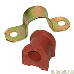 Kit da barra estabilizadora - Jahu - <b>Fiat Fiorino Pick-up LX 1.6 mpi de 1994 at 1997</b> - Uno/Prmio/Elba/Fiorino 1.6 1989 at 1996 - 18mm - interna - dianteira - jogo - 60678-6