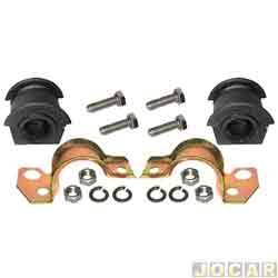 Kit da barra estabilizadora - Jahu - <b>Fiat Dobl ELX 1.6 mpi 16V de 2001 at 2003</b> - Dobl 2001 em diante - 23mm - par - 62171-0