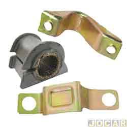 Kit da barra estabilizadora - Jahu - <b>Fiat Marea Weekend HLX 2.0 mpi 20V de 1998 at 2000</b> - Marea 1998 at 2007 - Brava 1998 at 2003 - dianteira - jogo - 62778-1