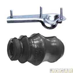 Kit da barra estabilizadora - Jahu - <b>Fiat Palio Hatch EDX 1.0 mpi 2P de 1996 at 1999</b> - Palio/Weekend/Siena/Strada 1996 at 2002 - Tempra - dianteira - lado do motorista - jogo - 63283-9