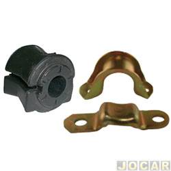 Kit da barra estabilizadora - Jahu - <b>Fiat Fiorino Pick-up Working 1.5 mpi de 1996 at 1999</b> - Uno Mille/Fiorino 1991 at 2013 - Prmio/Elba 1991 at 1996 - dianteira - jogo - 64179-4