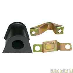 Kit da barra estabilizadora - Jahu - <b>Fiat Marea Weekend HLX 2.4 mpi 20V de 2000 at 2005</b> - Marea 1998 at 2007 - Brava 1998 at 2003 - 19mm - dianteira - jogo - 65171-7