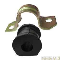 Kit da barra estabilizadora - Jahu - <b>Volkswagen Fox 1.0 8V SP Total Flex 4P de 2004 at 2005</b> - Polo 2002 at 2014 - Fox 2003 at 2014 - 17mm - dianteira - lado do passageiro - jogo - 74024-4