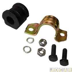 Kit da barra estabilizadora - Jahu - <b>Volkswagen Fox 1.0 8V Plus Total Flex 4P de 2004 at 2010</b> - Fox 1.0 2003 at 2014 - 17mm - dianteira - lado do motorista - jogo - 75168-4