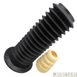 Kit do amortecedor dianteiro - Jahu - <b>Ford Fiesta Hatch Titanium Plus 1.6 16V PowerShift Flex 4P - New Fiesta de 2016 at 2019</b> - New Fiesta 2010 at 2019 - parcial para um lado - jogo - 27408-4