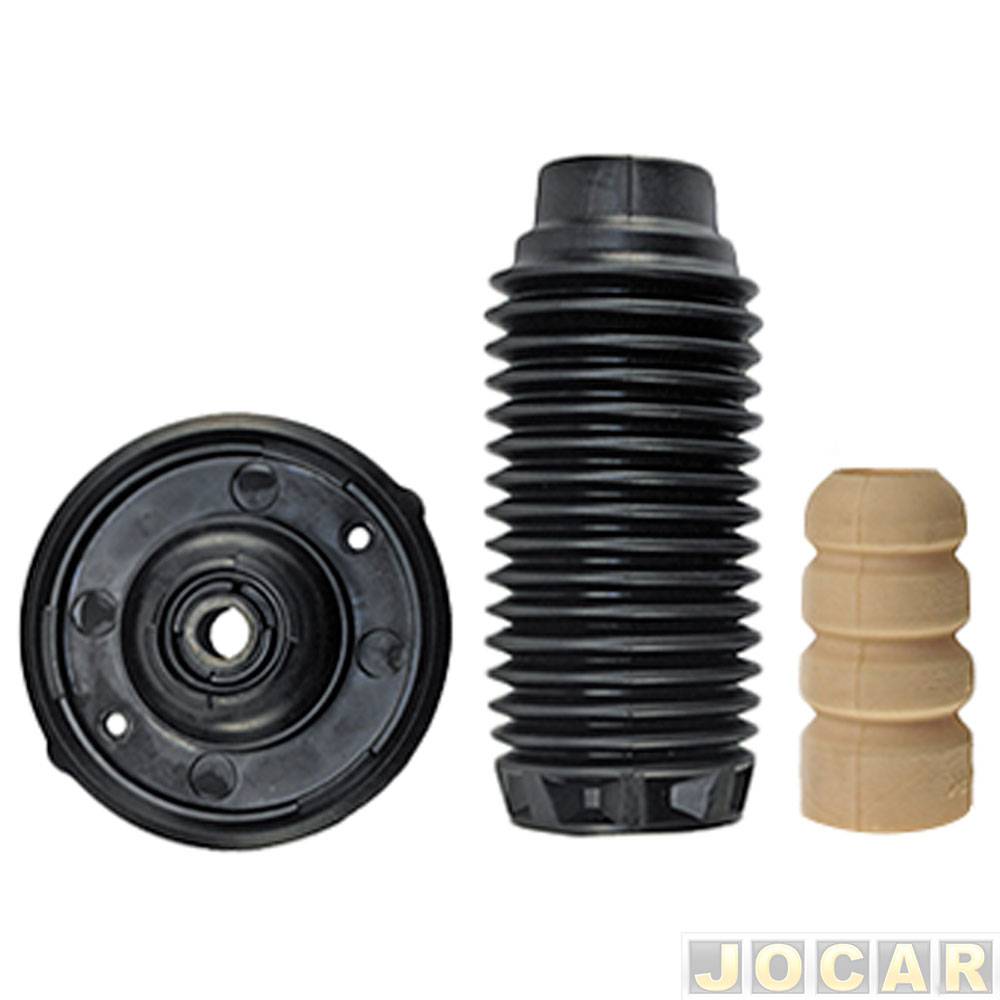 Kit do amortecedor dianteiro - Jahu - 307 2002 até 2012 - C4 2007 até 2014 - completo para um lado - jogo - 53553-6
