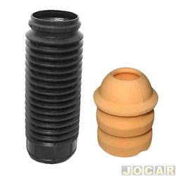 Kit do amortecedor traseiro - Jahu - <b>Fiat Tempra Turbo 2.0 mpi 2P de 1994 at 1996</b> - Tempra 8V 1992 at 1999 - borracha para um lado - jogo - 61211-4