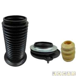 Kit do amortecedor dianteiro - Jahu - <b>Fiat Linea Essence 1.8 16V Dualogic Plus Flex 4P de 2012 at 2016</b> - Linea 2010 at 2016 - completo para um lado - lado do passageiro - cada (unidade) - 64337-8