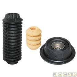 Kit do amortecedor dianteiro - Jahu - <b>Volkswagen Saveiro Crossover 1.8 Mi Total Flex - G4 de 2005 at 2008</b> - Gol/Parati/Saveiro 1995 at 2014 - Santana 1991 at 2006 - completo para um lado - qualidade original - jogo - 70327-0