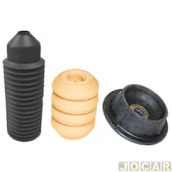 Kit do amortecedor dianteiro - Jahu - <b>Volkswagen Gol 1.0 Mi Total Flex 4P - G4 de 2009 at 2014</b> - Gol/Parati/Saveiro 2000 at 2014 - completo para um lado - qualidade original - jogo - 70825-1