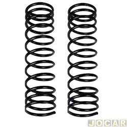 Mola de suspenso - Allen - <b>Fiat Ducato Van Combinato 2.8 Turbo de 1999 at 2005</b> - Ducato 1999 at 2005 - dianteira - par - 29577