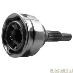 Junta homocintica - Autotec - <b>Peugeot 207 Hatch XR 1.4 8V Flex 2P de 2011 at 2014</b> - 207 1.4/1.6 2011 at 2015 - 208 2013 at 2016 - lado da roda - cada (unidade) - 71493