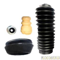 Kit do amortecedor dianteiro - Jahu - <b>Ford Fiesta Hatch GL 1.0 mpi 4P de 1999 at 2002</b> - Ka 1997 at 2014 - Fiesta 1996 at 2007 - .completo para um lado - cada (unidade) - 23695-2