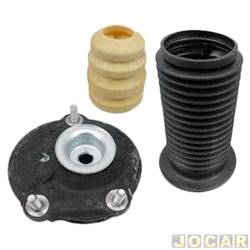 Kit do amortecedor dianteiro - Jahu - <b>Fiat Linea HLX 1.9 16V Dualogic Flex 4P de 2008 at 2010</b> - Linea 2008 at 2010 - completo para um lado - modelo original - lado do passageiro - cada (unidade) - 64336-1