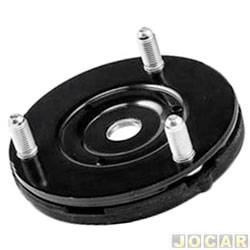 Coxim do amortecedor - Jahu - <b>Chevrolet S10 Cabine Simples LT 4X2 2.4 8V Flexpower de 2012 at 2016</b> - S10/Trailblazer 2012 at 2020 - dianteiro - cada (unidade) - 03956-0