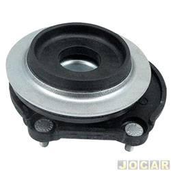 Coxim do amortecedor - Jahu - <b>Fiat Linea Essence 1.8 16V Dualogic Plus Flex 4P de 2012 at 2016</b> - Linea/Punto 2007 at 2017 - com rolamento - modelo original - dianteiro - cada (unidade) - 64115-2