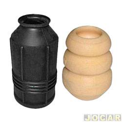 Kit do amortecedor dianteiro - Axios - <b>Fiat Marea Weekend ELX 1.8 mpi 16V de 2002 at 2005</b> - Marea 1999 at 2007 - Brava 1999 at 2003 - batente e coifa - parcial para um lado - cada (unidade) - 86388-2