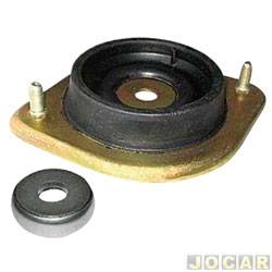 Coxim do amortecedor - Axios - <b>Volkswagen Pointer CLi 1.8 de 1994 at 1996</b> - Logus/Pointer/Escort 1993 at 1996 - com rolamento - cada (unidade) - 86056-0