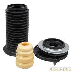 Kit do amortecedor dianteiro - Axios - <b>Fiat Linea LX 1.9 16V Dualogic Flex 4P de 2008 at 2010</b> - Linea 2008 at 2010 - completo para um lado - lado do passageiro - cada (unidade) - 86255-7