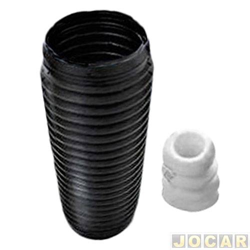 Kit do amortecedor dianteiro - Axios - Jetta 2006 até 2018 - batente e coifa - parcial para um lado - cada (unidade) - 97374-1