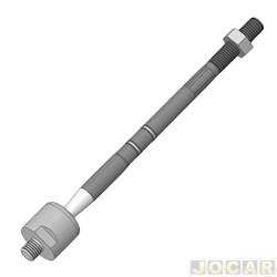 Terminal axial - PDX Automotiva - <b>Volkswagen Fox Connect 1.6 8V Flex 4P de 2018 at 2022</b> - Fox/SpaceFox 2014 at 2022 - para direo eltrica - cada (unidade) - 20.611