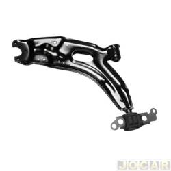 Bandeja da suspenso - alternativo - Axios - <b>Fiat Palio Hatch EX 1.0 mpi 2P de 1998 at 2000</b> - Palio/Weekend/Siena 1996 at 2001 - com bucha, mancal menor e sem piv - dianteira - inferior - lado do motorista - cada (unidade) - 044.1219