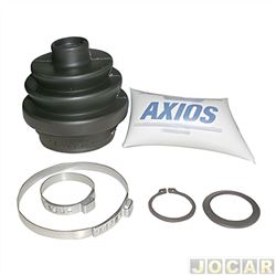 Kit reparo junta homocintica - Axios - <b>Fiat Palio Hatch 1.8R Flex 2P de 2007 at 2010</b> - Tipo/Tempra 1992 at 1999 - Brava 1999 at 2003 - lado cmbio - com graxa - cada (unidade) - 541.2396