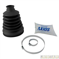 Kit reparo junta homocintica - Axios - <b>Renault Kangoo Express 1.6 16V Hi-Flex com porta lateral de 2010 at 2017</b> - Mgane 1997 at 2012 - Clio 1996 at 2012 - lado roda - com graxa - cada (unidade) - 541.2739