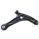 Bandeja da suspenso - Perfect - Ford Fiesta Hatch Titanium 1.6 16V PowerShift Flex 4P - New Fiesta de 2013 at 2018 - New Fiesta 2010 at 2018 - Ka/Ka+ 2014 at 2018 - com pivo e bucha - inferior - lado do passageiro - cada (unidade) - DBJ9872