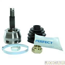 Junta homocintica - Perfect - <b>Fiat Palio Hatch EX Five 1.0 mpi 8V Fire 4P de 2002 at 2003</b> - Palio/Weeken/Siena 1.0 1.3 8/16v 2000 at 2009 - fixa - lado roda - manual sem ABS - lado do passageiro/motorista - cada (unidade) - KJH1618