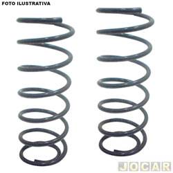 Mola de suspenso - Fama (antiga Aliperti) - <b>Chevrolet Astra Hatch GL 1.8 MPFI 2P de 1998 at 2001</b> - Astra hatch/sedan 1999 at 2011 - Vectra 2006 at 2011 - Vectra GT 2006 at 2011 - para veculos com GNV - traseiro - par - AL-197G