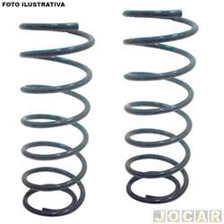 Mola de suspenso - Fama (antiga Aliperti) - <b>Volkswagen Gol 1.0 8V Total Flex 4P - G5 de 2008 at 2012</b> - Gol G5 2009 at 2012 - para veculos com GNV - traseiro - par - AL-263G