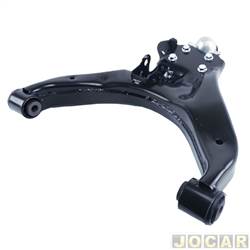 Bandeja da suspenso - Allen - <b>Chevrolet S10 Cabine Simples LS 4X2 2.4 8V Flexpower de 2012 at 2016</b> - S10 2012 at 2017 - com piv - inferior - lado do motorista - cada (unidade) - 73472