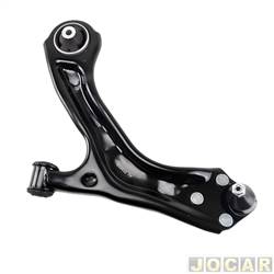 Bandeja da suspenso - Allen - <b>Chevrolet Onix Hatch LT 1.0 12V cmbio automtico Flex 4P de 2019 em diante</b> - Onix 1.0 2019 em diante - com pivo - lado do motorista - cada (unidade) - 74488