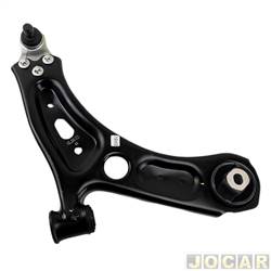 Bandeja da suspenso - Allen - <b>Jeep Compass Longitude T270 4X2 1.3 turbo cmbio automtico flex 4P de 2022 em diante</b> - Toro/Renegade 4x2 2014 em diante - com piv - lado do passageiro - cada (unidade) - 73952