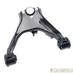 Bandeja da suspenso - Allen - <b>Mitsubishi Pajero Dakar HPE 4X4-AT 3.5 V6 Flex 4P de 2012 at 2015</b> - L200 Triton 2008 em diante - com piv e batente - superior - lado do passageiro - cada (unidade) - 73427