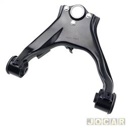 Bandeja da suspenso - Allen - <b>Mitsubishi Pajero Dakar HPE 4X4-AT 3.5 V6 Flex 4P de 2012 at 2015</b> - L200 Triton 2008 em diante - com piv e batente - superior - lado do motorista - cada (unidade) - 73428