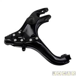 Bandeja da suspenso - Allen - <b>Mitsubishi Pajero Sport HPE 4X4-AT 3.5 V6 Flex 4P de 2009 at 2012</b> - L200 2001 em diante - com piv e bucha - inferior - lado do passageiro - cada (unidade) - 74040