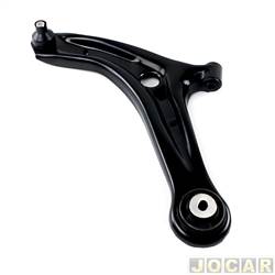 Bandeja da suspenso - Allen - <b>Ford Fiesta Hatch Titanium Plus 1.6 16V PowerShift Flex 4P - New Fiesta de 2016 at 2018</b> - New Fiesta 2010 at 2018 - Ka/Ka+ 2014 at 2018 - com piv e bucha - lado do motorista - cada (unidade) - 74033