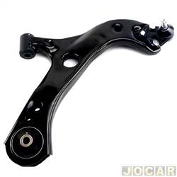 Bandeja da suspenso - Allen - <b>Toyota Corolla Sedan Altis 2.0 VVT-iE 16V CVT Flex de 2019 em diante</b> - Corolla 2019 em diante - com piv - lado do passageiro - cada (unidade) - 76464