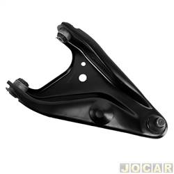 Bandeja da suspenso - Allen - <b>Renault Logan Expression 1.6 16V SCe Flex de 2017 at 2019</b> - Logan 2014 at 2019 - Sandero 2015 at 2019 - com piv - dianteiro - inferior - lado do passageiro - cada (unidade) - 76299