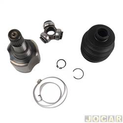 Junta homocintica - Drivetec - <b>Ford Fiesta Hatch Class 1.0 mpi 4P de 1999 at 2000</b> - Ka/Fiesta 1.0/1.6 1999 at 2014 - Courier 1.6 1999 em diante - lado cmbio (tulipa) - lado do motorista - cada (unidade) - 74058