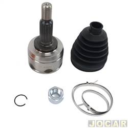Junta homocintica - Drivetec - <b>Renault Duster Expression 4X2 1.6 16V SCe CVT X-Tronic Flex 4P de 2016 at 2020</b> - Captur 1.6 2016 em diante - lado roda - cada (unidade) - 73510