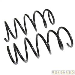 Mola de suspenso - Allen - <b>Renault Oroch Expression 1.6 16v SCe cmbio manual 4x2 Flex 4p de 2016 at 2022</b> - Oroch 2015 em diante - dianteira - par - 72333